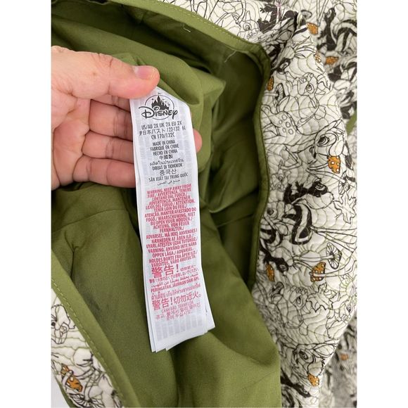 DISNEY Bambi Quilted Top Plus Size 2X NWT - Picture 6 of 6